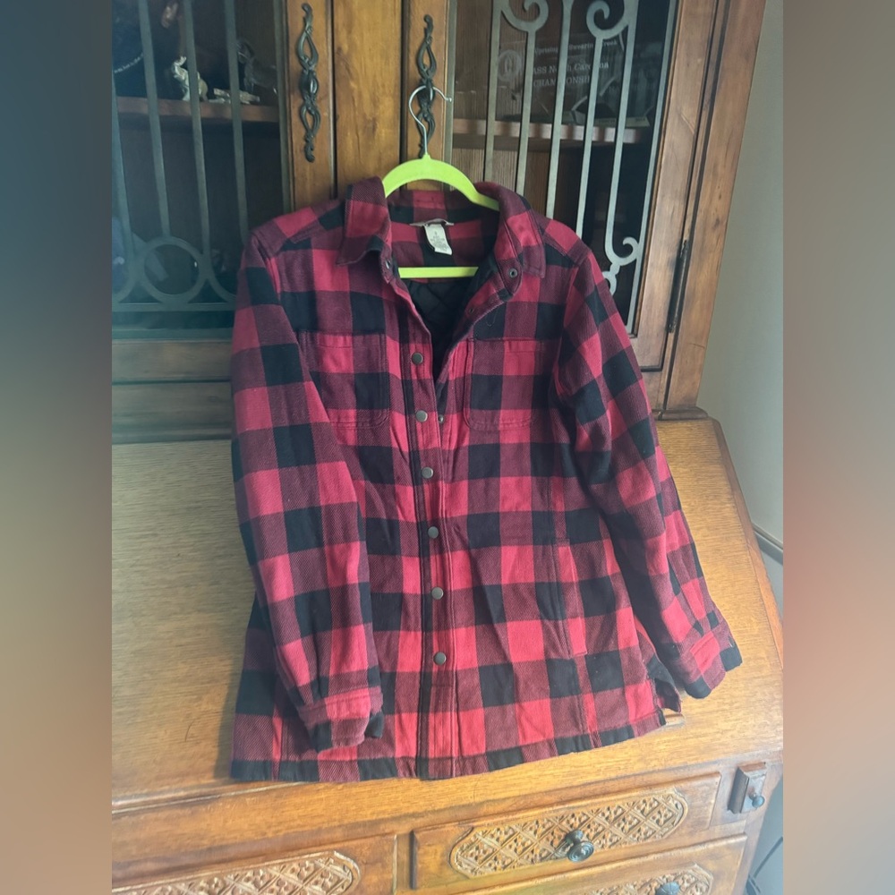 Buffalo Plaid Shirt Jacket